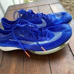 Nike Blue Flyknit Running Shoes